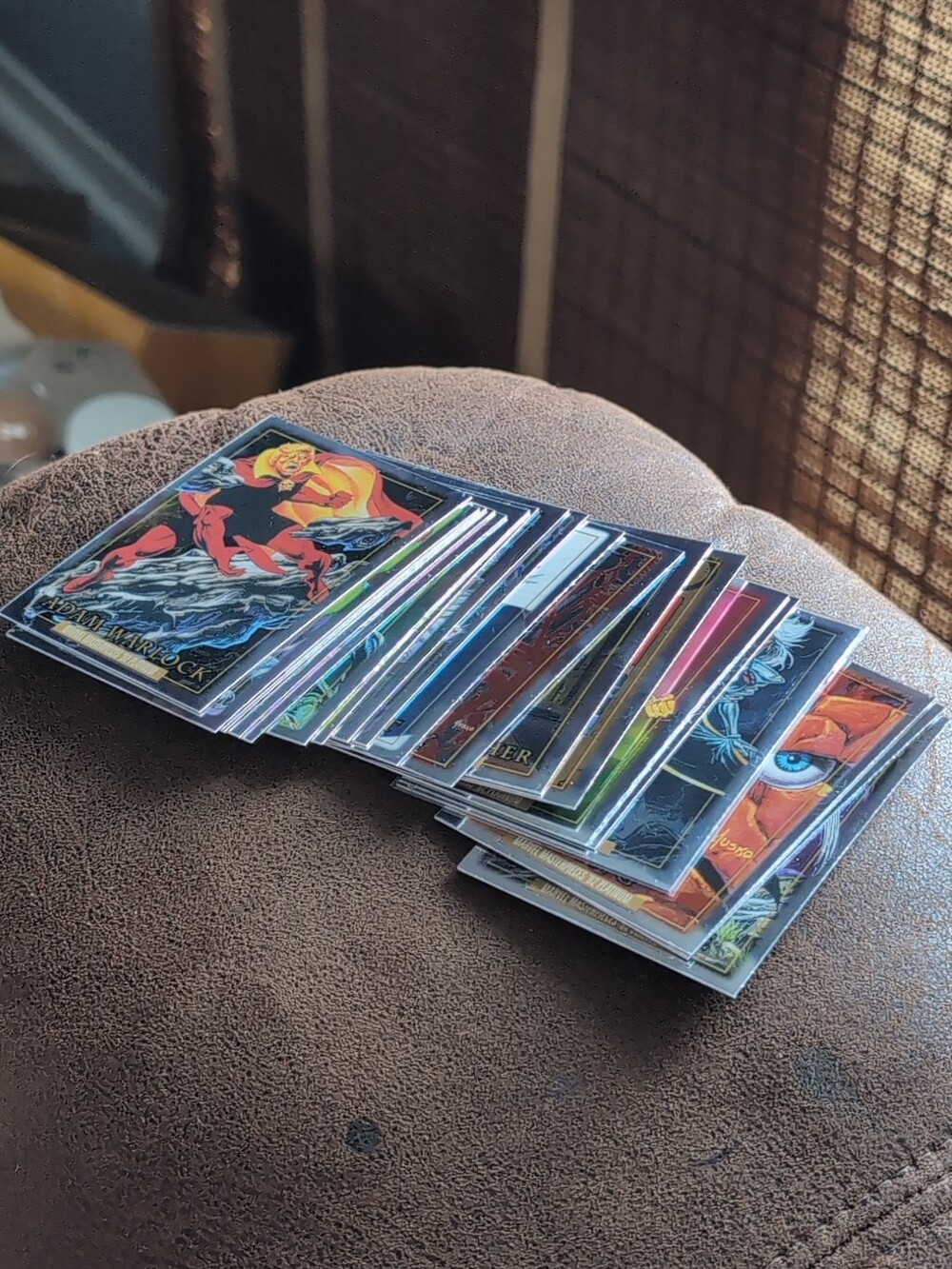 🍁19 card- Marvel Masterpieces 92 platinum set